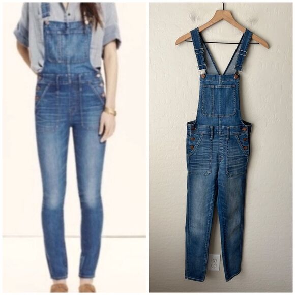 Madewell Denim - Madewell Skinny Jean Denim Overalls